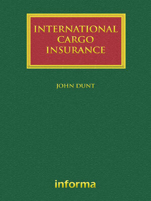 cover image of International Cargo Insurance